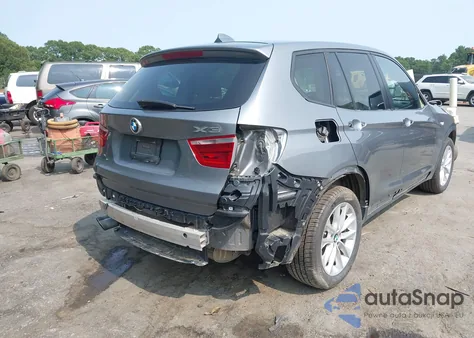 2013 BMW X3 xDrive28I из США, поврежденный, VIN 5UXWX9C59D0D09071